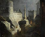 Ludwig Kohl comparable auction result: ludwig kohl austrian 1746 1821 armored horsemen approaching a gate in a fortified wall 13 7 8 x 17in 35 5 x 43cm