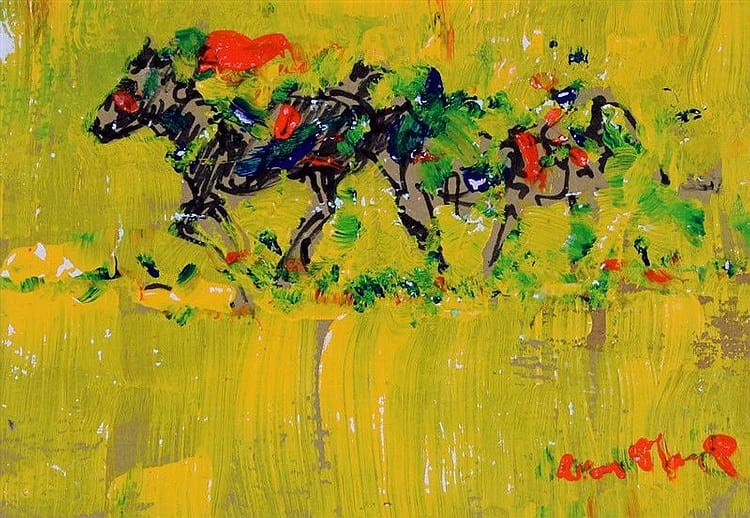 Desmond Murrie comparable auction result: des murrie at a gallop