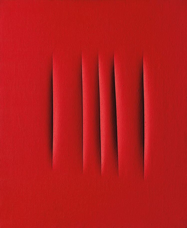 LUCIO FONTANA | Concetto Spaziale, Attese comparable sale