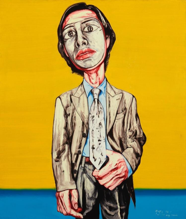 Zeng Fanzhi | Mask Series comparable sale