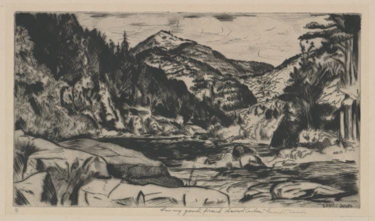 Lewis C. Daniel comparable auction result: lewis c daniel 1901 1952 etching