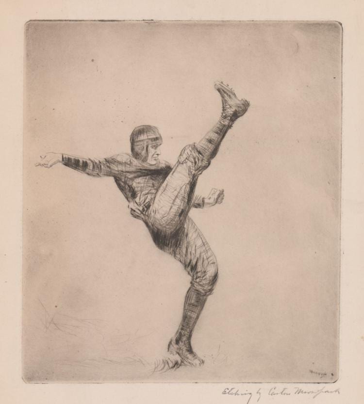 Carton Moore-Park comparable auction result: carton moore park etching