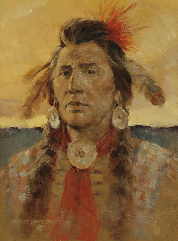 Charles Müller comparable auction result: charles miller oil on canvas
