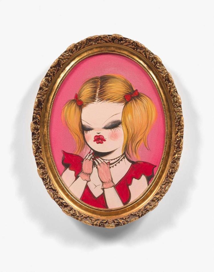 Miss Van comparable auction result: miss van fran aise n e en 1973 sans titre 2006 acrylique sur toile et encadrement