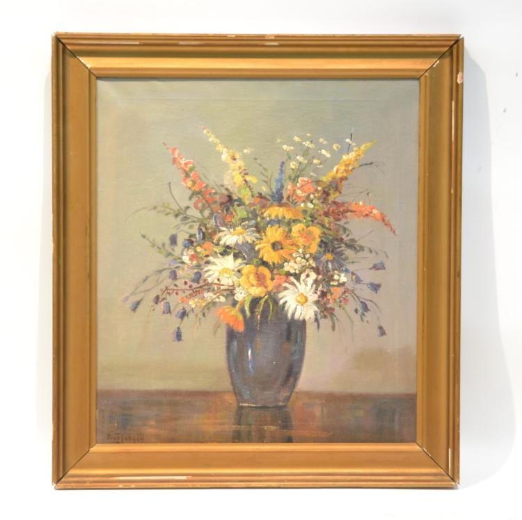Arup Jensen comparable auction result: arup jensen danish 1906 1956 oil on canvas