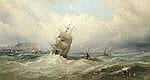 joseph newington carter british 1835 1871 shipping off scarborough signed and date · Bonhams · 2018-04-18 Joseph Newington Carter comparable auction result: joseph newington carter british 1835 1871 shipping off scarborough signed and date