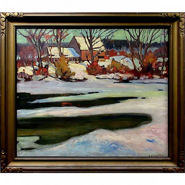 Ernest Alfred Dalton comparable auction result: ernest alfred dalton canadian 1887 1963 untitled spring thaw old mill oil on canvas signed lower right 30 x 35 in 76 2 x 88 9 cm