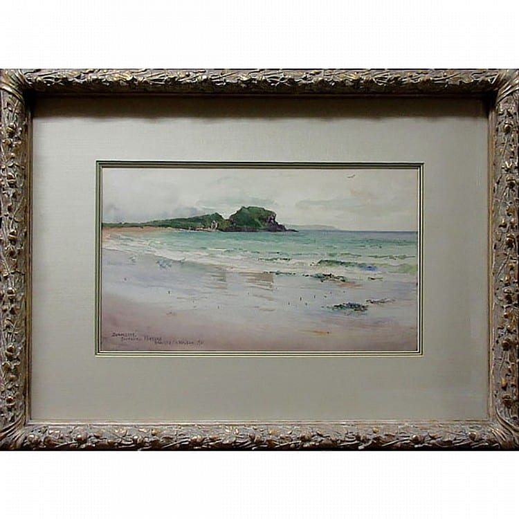 Peter Macgregor Wilson comparable auction result: peter macgregor wilson scottish 1856 1928 dunaverty southend kintyre watercolour signed titled and dated 1900 lower left sight 11 x 19 3