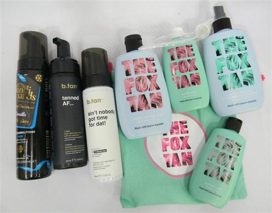 a bag of assorted self tanning products incl bondi sands etc · Theodore Bruce Auctioneers & Valuers · 2018-03-24 A. Sands comparable auction result: a bag of assorted self tanning products incl bondi sands etc