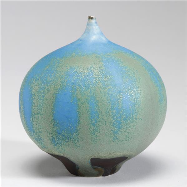 Auction comp thumbnail for Rose Cabat, (American, 1914-2015), Feelie studio pottery vase, glazed porcelain, 3"H (Ripley Auctions, Lot 61)