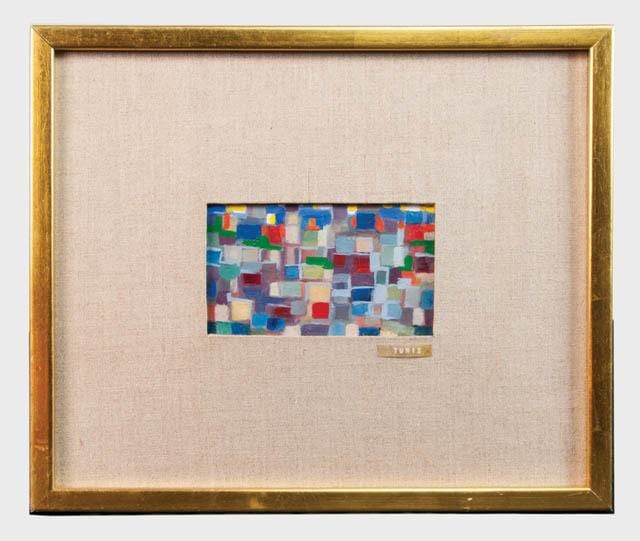 Alexander Geiss comparable auction result: two small oils on laminate boards