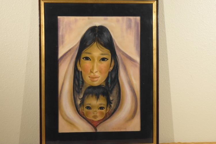 Gerda Christofferson comparable auction result: mother with child