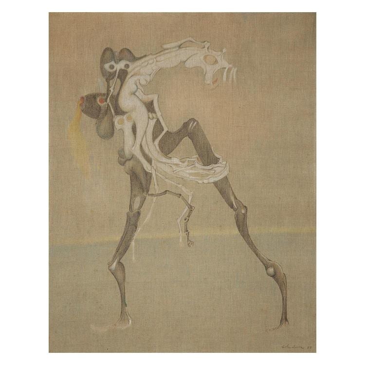 Gerardo Chávez comparable auction result: gerardo ch vez n en 1937 sans titre 1979 pastel on canvas signed and dated 79 lower right 36 1 4 x 28 3 4 in