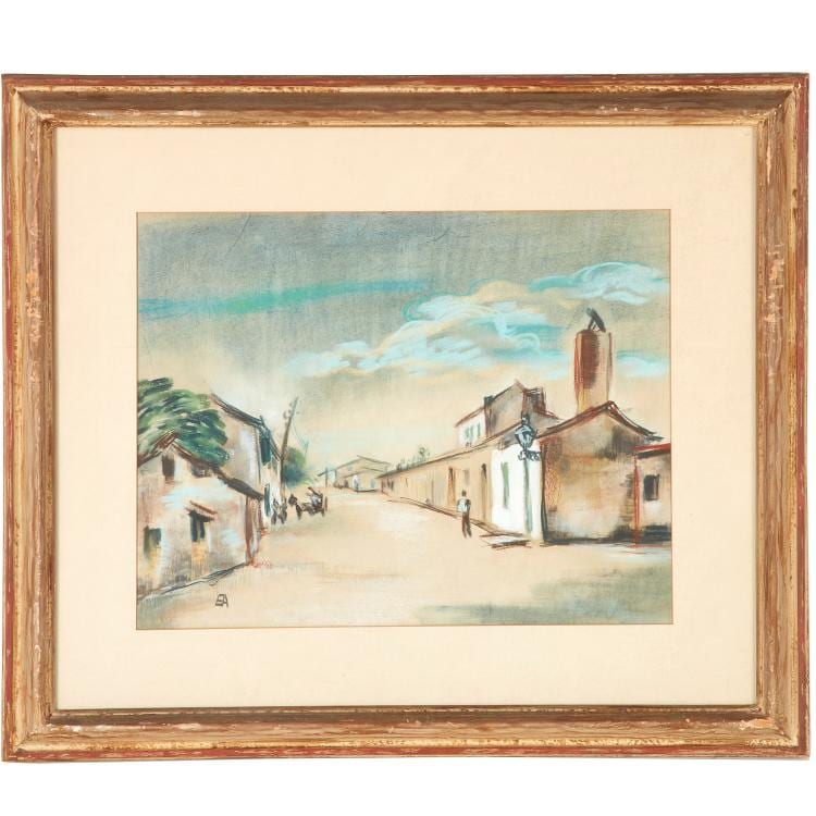 Egon Adler comparable auction result: egon adler painting