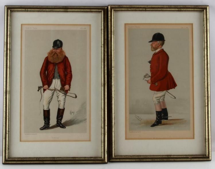LESLIE WARD SPY & HAY VANITY FAIR ART LITHOGRAPH sold by Affiliated Auctions & Realty LLC, lot 9003 — auction record photograph