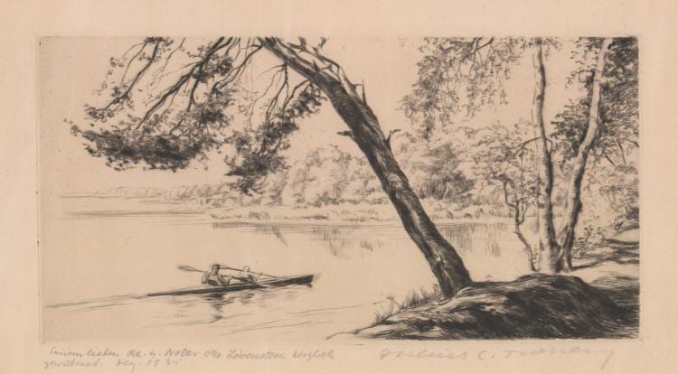 Julius Collen Turner comparable auction result: julius c turner etching
