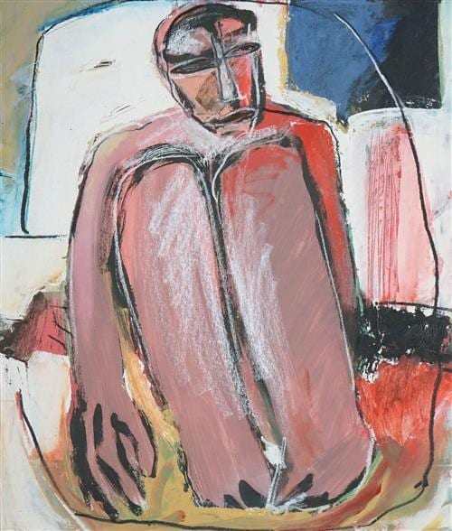 Barbara Licha comparable auction result: barbara licha 1957 figure ii 70 x 59 5cm
