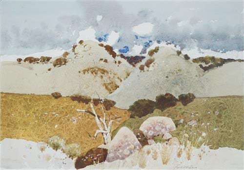 frank mcnamara 1916 1995 twin hills 46 5 x 66 5cm · Lawsons · 2018-04-12 Frank McNamara comparable auction result: frank mcnamara 1916 1995 twin hills 46 5 x 66 5cm