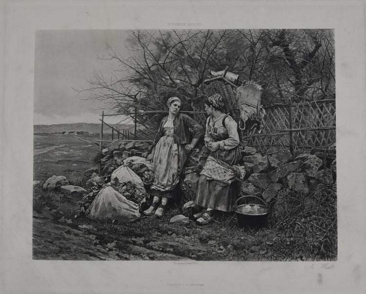Ridgway Knight comparable auction result: ridgway knight photogravure gropil co dappleton co ny a halt