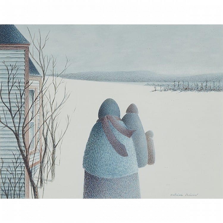 Antoine Prévost comparable auction result: antoine pr vost bloomfield ridge watercolour 11 ins x 14 ins 27 9 cms x 35 6 cms