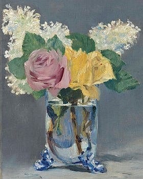 Edouard Manet comparable auction result: edouard manet 1832 1883 lilas et roses