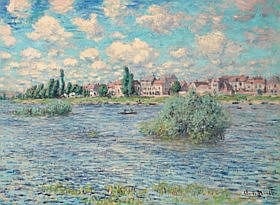Claude Monet (1840-1926) - La Seine à Lavacourt comparable sale
