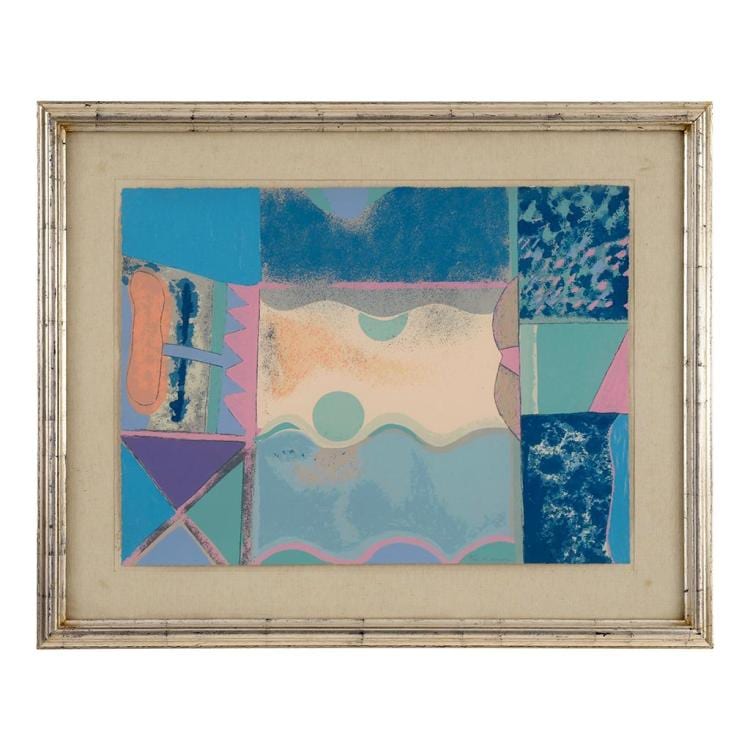 Pablo Amor comparable auction result: pablo amor cdmx 1951 sin t tulo serigraf a serie 9 100 firmada y enmarcada dimensiones 77 x 57 cm
