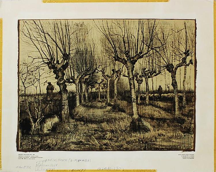 VINCENT VAN GOGH - Very Rare Vintage Lithograph sold by Antiquities Of California, lot 81 — auction record photograph