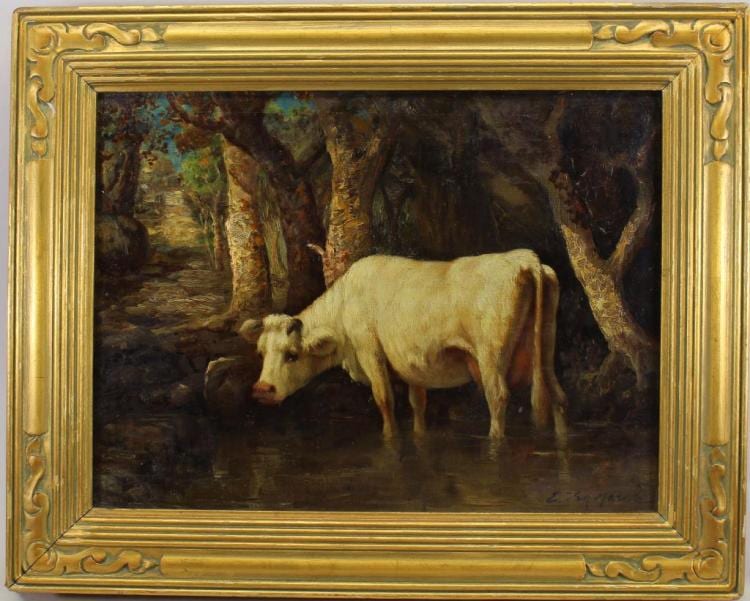 Emile van Marcke comparable auction result: emile van marcke france 1827 1890