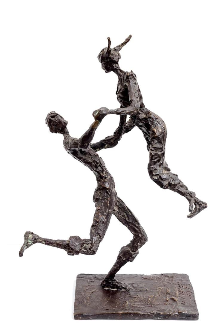 John Dowie comparable auction result: john stuart dowie born 1915 two dancers bronze