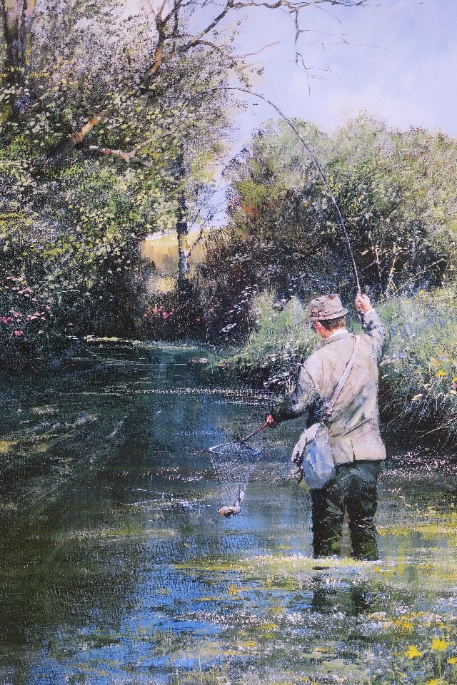 A LIMITED EDITION COLOUR PRINT 222/500, FROM THE ORIGINAL BY CLIVE MADGWICK, 18" X 27½" sold by Crow's Auction Gallery Ltd, lot 913 — auction record photograph