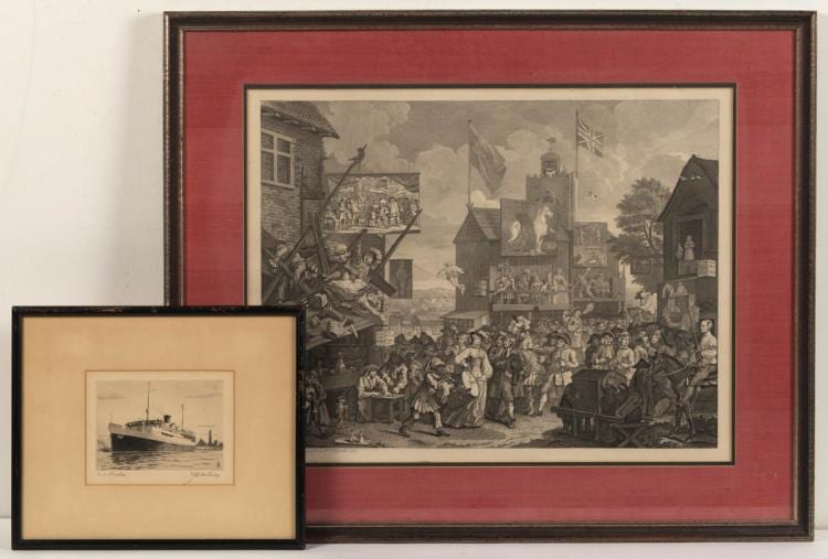 Charles J. A. Wilson comparable auction result: charles j a wilson scottish american 1880 1965 print