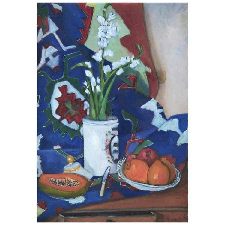 pedro diego alvarado naturaleza quieta con gladiolas i signed and dated 96 oil on linen 31 8 x 22 cm 12 5 x 4 9 inches with c · Morton Subastas · 2018-05-17 Pedro Diego Alvarado comparable auction result: pedro diego alvarado naturaleza quieta con gladiolas i signed and dated 96 oil on linen 31 8 x 22 cm 12 5 x 4 9 inches with c