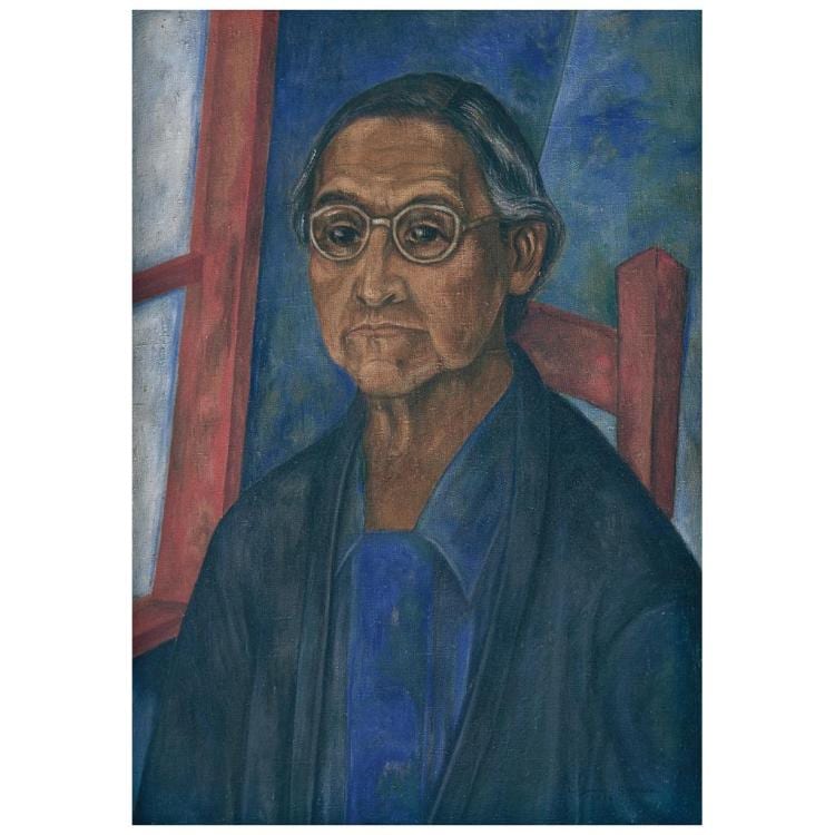 Luis García Guerrero comparable auction result: luis garc a guerrero retrato de victoria silva signed and dated 1956 oil on canvas 50 5 x 35 5 cm 19 8 x 21 inches with certi