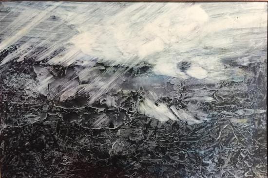 Desmond Digby comparable auction result: desmond digby b 1933 blow winds crack your cheeks rage blow ink on board