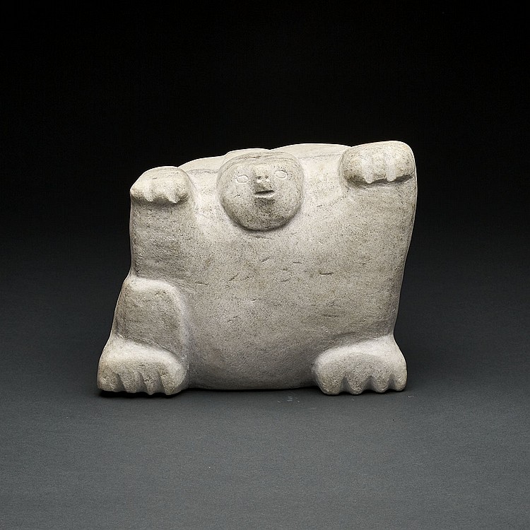 Latcholassie Akesuk comparable auction result: latcholassie akesuk 1919 2000 bird creature stone 9 x 10 x 8 in 22 9 x 25 4 x 20 3 cm