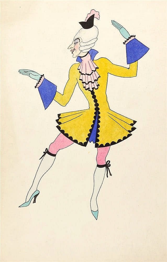 John Dronsfield comparable auction result: john marsden dronsfield 1900 1951 court dancer