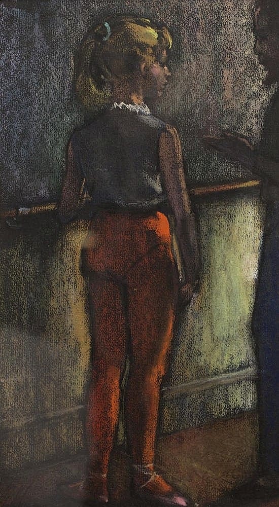 Maurice Man comparable auction result: maurice man b 1921 young ballerina