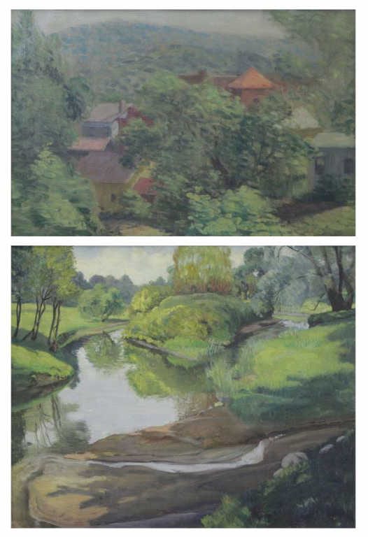 Frederick (1826) Rondel comparable auction result: freder frederick two oil on canvas landscapes