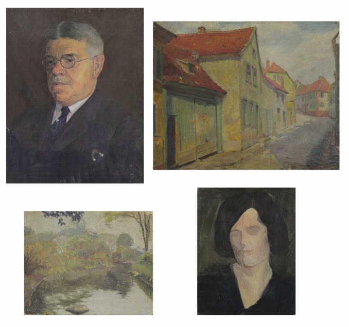Frederick (1826) Rondel comparable auction result: freder frederick four oils on canvas