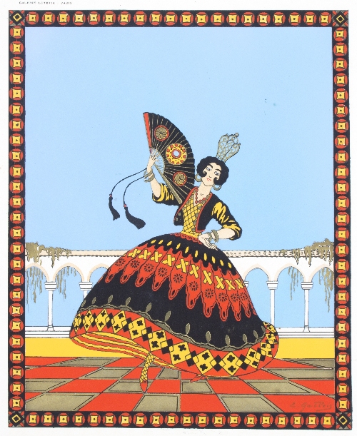 emile gallois french 1882 1965 egyptian dancer and six others one duplicate each signed within plate published by galerie lutetia paris pochoir prints 27 5cm x 22cm · Chorley's · 2018-05-15 Emile Gallois comparable auction result: emile gallois french 1882 1965 egyptian dancer and six others one duplicate each signed within plate published by galerie lutetia paris pochoir prints 27 5cm x 22cm
