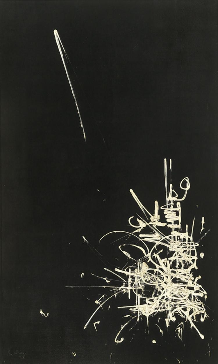 Georges Mathieu (FRENCH, 1921 - 2012) 喬治．馬修 comparable sale