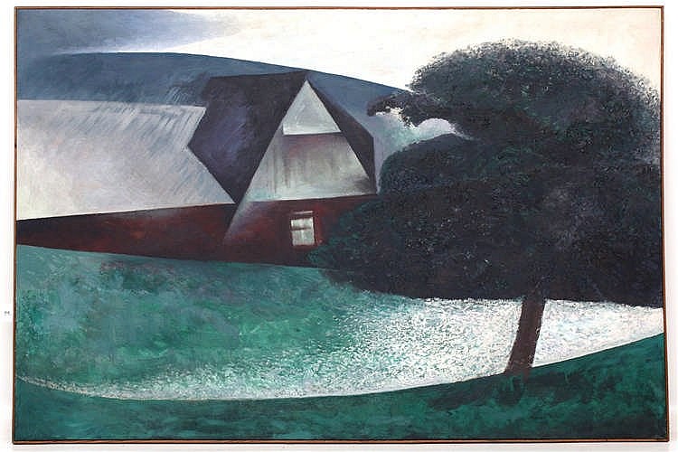 Jerzy Mierzejewski comparable auction result: jerzy mierzejewski 1917 2012 wiatr the wind signature date 1970 and titl
