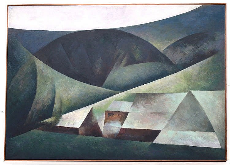Jerzy Mierzejewski comparable auction result: jerzy mierzejewski 1917 2012 bukowina v signature date 1969 1970 and title