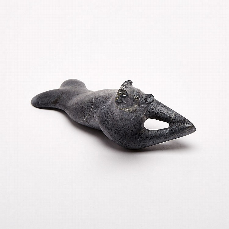 Josiah Nuilaalik comparable auction result: josiah nuilaalik 1928 2005 dog sedna transformation stone 4 x 8 x 3 in 10 2 x 20 3 x 7 6 cm