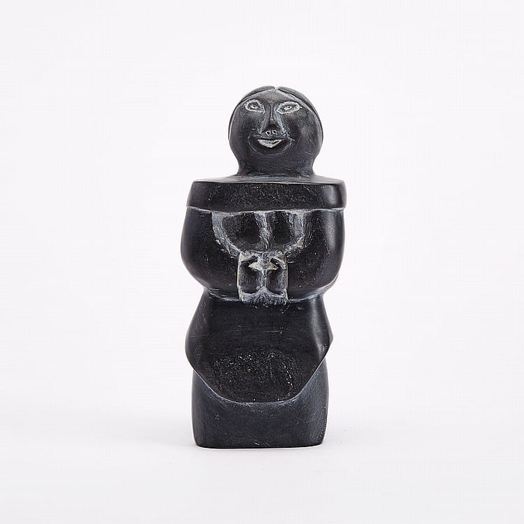 annie niviaxie 1930 woman stone 7 x 3 x 2 in 17 8 x 7 6 x 5 1 cm · Waddington's · 2018-05-31 Annie Niviaxie comparable auction result: annie niviaxie 1930 woman stone 7 x 3 x 2 in 17 8 x 7 6 x 5 1 cm