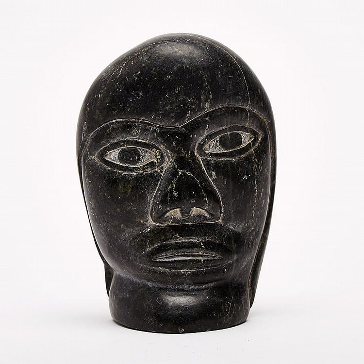 Abraham Pov comparable auction result: abraham pov 1927 1994 face stone 7 x 4 5 x 3 in 17 8 x 11 4 x 7 6 cm