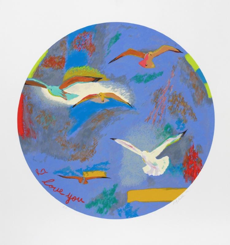 Dody Muller comparable auction result: dody muller i love you lithograph