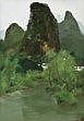 Wu Guanzhong (CHINA, 1919-2010) - By the Side of the Li River (I) comparable sale