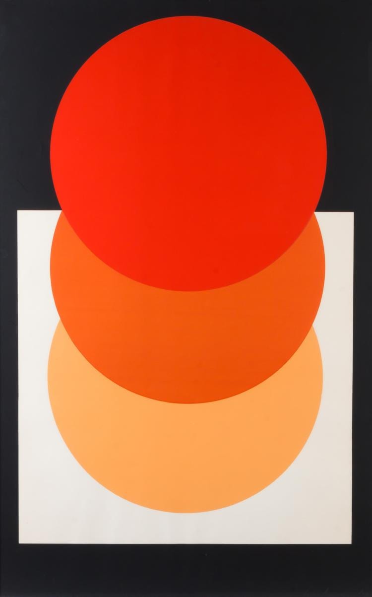 Cyril Lixenberg comparable auction result: cyril lixenberg dutch 1932 2015 number 2 and george nama american born 1939 computer landscapes 5